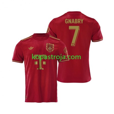 Billiga Fotbollströjor Bayern München 125th Serge Gnabry 7 Anniversary Hemma tröja Röd 2024/25 Kortärmad